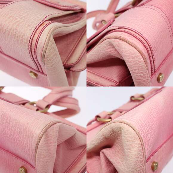 CELINE Hand Bag Leather Pink - Picture 10 of 13